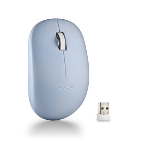 NGS FOG PRO mouse Ambidestro RF Wireless Ottico 1000 DPI (FOGPROBLUE)