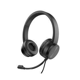 VULTECH CUFFIE CON MICROFONOCON ARCHETTO REGOLABILE, CON FILO USB (HS-03)