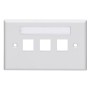 Leviton 42070-3WS presa energia RJ-45 Bianco