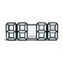 MUITOMAS NEON DIGITAL CLOCK WHITE (NEONCLOCKWH)
