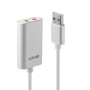 Lindy 42926 convertitore audio Argento, Bianco (42926) (LINDY42926)