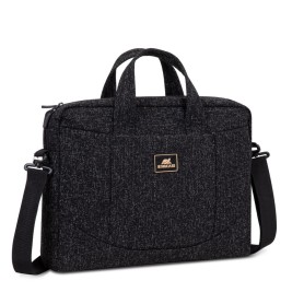 Rivacase 7931 borsa per notebook 39,6 cm (15.6") Borsa da corriere Nero, Bianco (7931BLACK) (4260403578506)