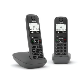 Gigaset AS490 Duo Telefono analogico/DECT Identificatore di chiamata Nero (L36852H2810K133)