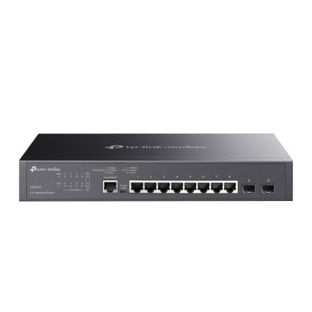 TP-LINK TL-SG3210 Gestito L2 Gigabit Ethernet (10/100/1000) Supporto Power over Ethernet (PoE) Nero (TL-SG3210)