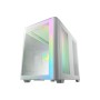 FSP FORTRON CASE M.TOWER M580-WA WHITE TG CURVE 4ARGB COOL 2USB3 TYPEC POC0 (POC0000255)