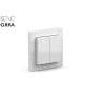 Senic Friends of Hue Switch interruttore della luce Policarbonato (PC) Colori assortiti, Nero, Grigio, Bianco (100156)
