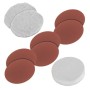 Polierhauben- / Schleifscheiben-Set, fr CC-PO 1100/ 1/ 2 E, Schleif- / Poliermittel (180mm, 6-teilig) (2093233)