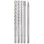 SDS Max Meiel- & Bohrer-Satz, 5-teilig (Koffer) (49194005)