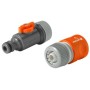 Perl-Regner-Anschlussset 13mm (1/2?) (grau/orange, 2-teilig) (01989-20)