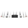 LevelOne KVM-0223 switch per keyboard-video-mouse (kvm) Nero