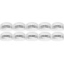 Hekatron Rauchwarnmelder 10er Set inkl. 10 Jahres-Batterie batteriebetrieben (4260432550092)