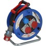 Brennenstuhl 1238010 prolunghe e multiple 30 m 3 presa(e) AC Esterno Nero, Blu, Rosso