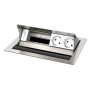 Kindermann 7492000052 cassetta di scarico Tipo F Acciaio inox, Bianco