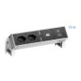 Bachmann Desk 2 prolunghe e multiple 2 presa(e) AC Interno (902.920)