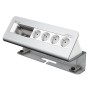 Kindermann 7430000064 cassetta di scarico Tipo F Alluminio, Bianco
