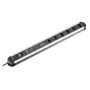 Bachmann PRIMO prolunghe e multiple 1,75 m 6 presa(e) AC Interno Nero, Grigio (331.055)
