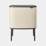 Brabantia Bo Touch Bin 33 L 3 cestello/i Beige (201608)