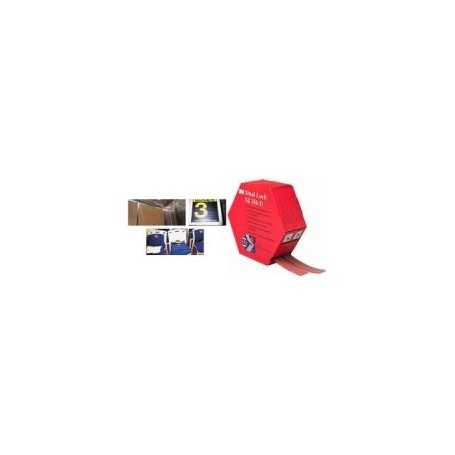 3M Dual Lock Flexibler Druckverschluss, Farbe: schwarz Maße: 25,4 mm x 5 m, Klebstoff: Synthese-Kautschuk (SJ354D)