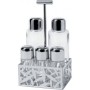 Alessi Cactus! oliera/acetiera Lattina Vetro, Acciaio inox Acciaio inox, Trasparente (MSA16)