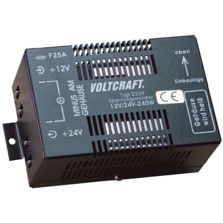 Voltcraft 12/10 Gleichspannungswandler, DC-DC-Wandler Getaktet 24 V/DC/10 A 240 W (2239)
