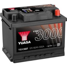 Yuasa Autobatterie SMF YBX3027 12 V 60 Ah T1 Zellanlegung 0 (YBX3027)