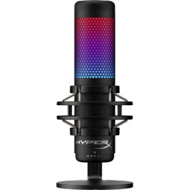 HyperX QuadCast – Microfono USB (nero-grigio) – Illuminazione RGB (4P5P7AA)