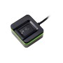 2N 9137423E lettore di impronte digitali USB 2.0 Nero, Verde