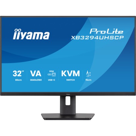 iiyama XB3294UHSCP-B1 Monitor PC 80 cm (31.5") 3840 x 2160 Pixel 4K Ultra HD Nero