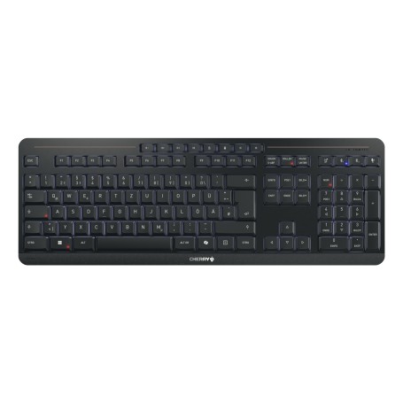 CHERRY Stream keyboard ultimate tastiera Casa/ufficio USB + RF Wireless + Bluetooth QWERTZ Tedesco Nero (JK-8570DE-2)