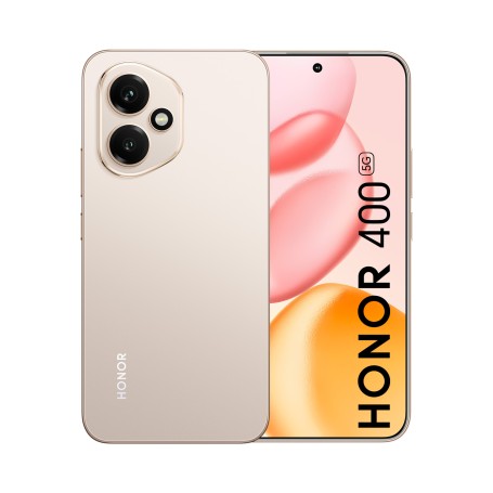 Honor 400 16,6 cm (6.55") Dual SIM ibrida MagicOS 9.0 5G USB tipo-C 8 GB 512 GB 6000 mAh Oro (5109BUUV)