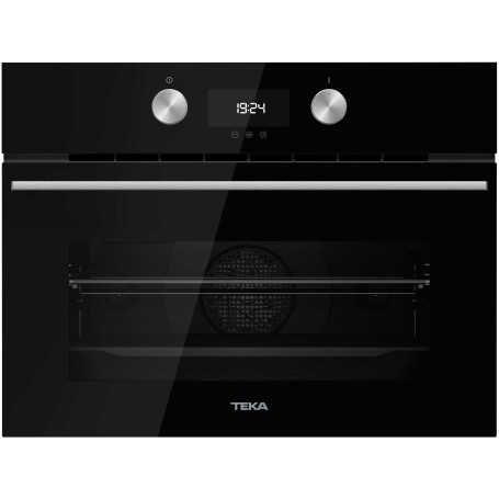 Teka HLC 8440 C BK , forno compatto da incasso con microonde, nero, 111160012