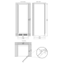 Dunavox Grande 181, cantinetta vino, acciaio inox, DX-181.490DSK