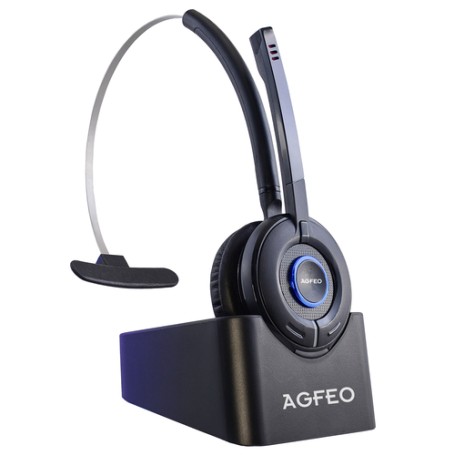 AGFEO 6101543 cuffia e auricolare A Padiglione Ufficio Nero
