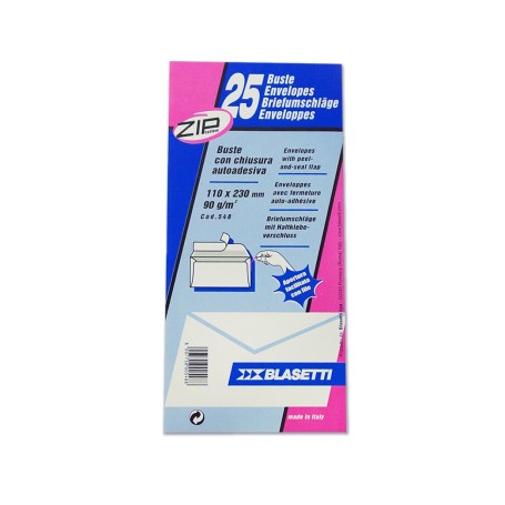 Blasetti Buste Strip 90 11 x 23 cm Pack 25 (0548)