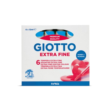 Giotto 352015 colore a tempera 12 ml Tubo Ciano (352015)