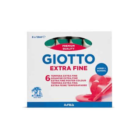 Giotto 352013 colore a tempera 12 ml Tubo Verde (352013)