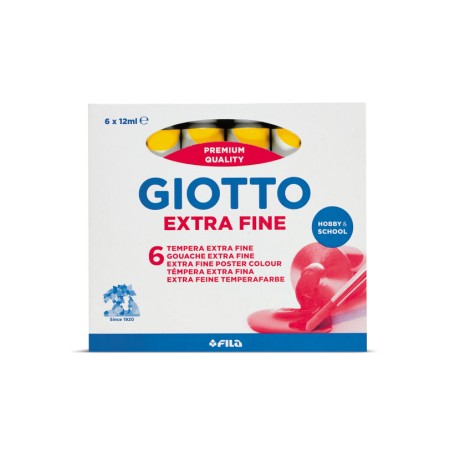Giotto 352002 colore a tempera 12 ml Tubo Giallo (352002)