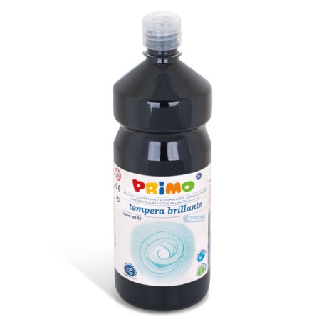 Primo 204BR1000800 colore a tempera 1000 ml Bottiglia Nero (204BR1000800)