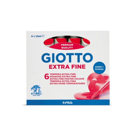 Giotto 352008 colore a tempera 12 ml Tubo Rosso (352008)