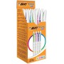 BIC Cristal Up Blu, Verde, Rosa, Porpora Penna a sfera retrattile a clip Medio 20 pz (950446)