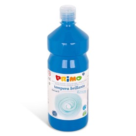 Primo 204BR1000501 colore a tempera 1000 ml Bottiglia Ciano (204BR1000501)