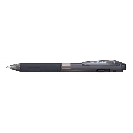 Pentel Feel-it! WOW! Nero Penna a sfera retrattile a clip 12 pz (BX440-AI)