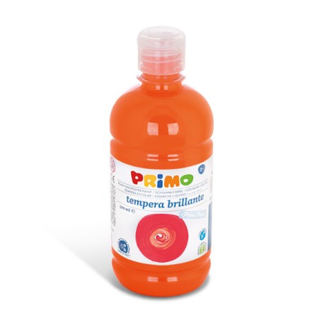 Primo 202BR500250 colore a tempera 500 ml Bottiglia Arancione (202BR500250)