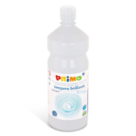 Primo 204BR1000100 colore a tempera 1000 ml Bottiglia Bianco (204BR1000100)