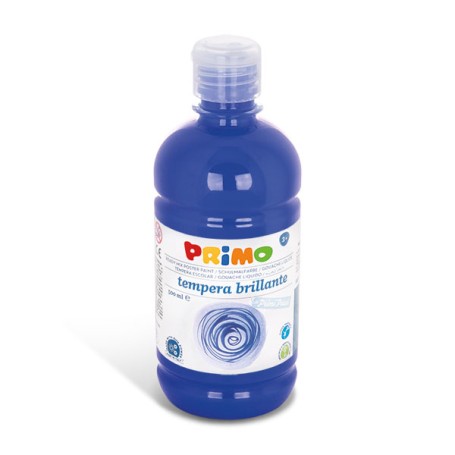 Primo 202BR500500 colore a tempera 500 ml Bottiglia Blu (202BR500500)