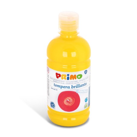 Primo 202BR500201 colore a tempera 500 ml Bottiglia Giallo (202BR500201)