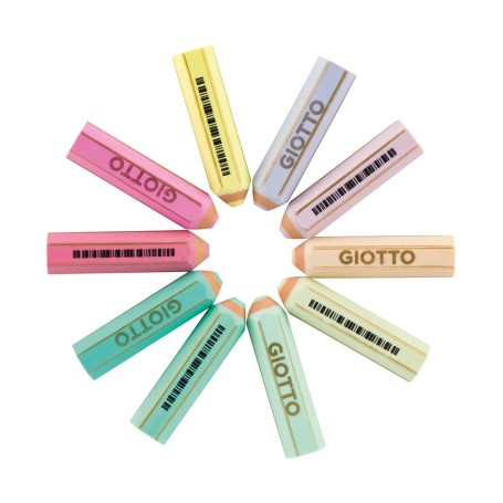 Giotto Happy Gomma gomma per cancellare Multicolore 40 pz (234000)