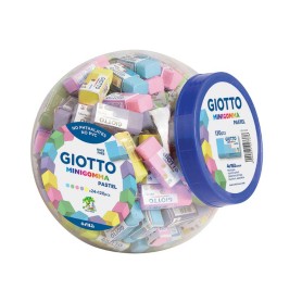 Giotto Pastel gomma per cancellare Elastomero Termoplastico (TPE) Verde, Giallo, Blu, Rosa, Viola 120 pz (233900)
