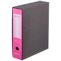 Brefiocart Brefio Fluo raccoglitore ad anelli A4 Nero, Rosa (0201190RF)