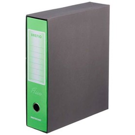 Brefiocart Brefio Fluo raccoglitore ad anelli A4 Nero, Verde (0201190VF)